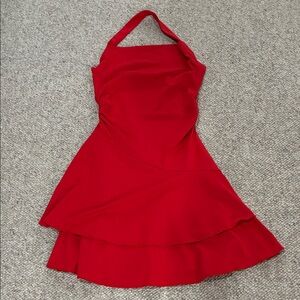Elegant Red Halter Dress - new SHEIN size 13teen